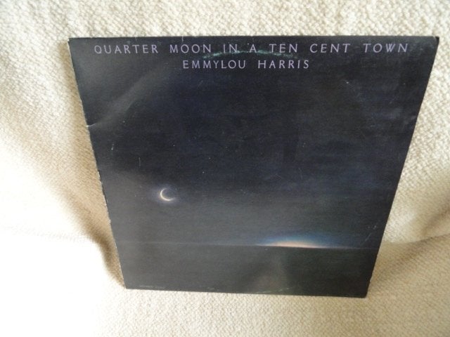 LP Emmylou Harris-quarter moon in a ten cent town, Verzenden, Zo goed als nieuw, LP