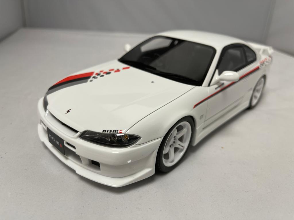 Ottomobile Nissan Silvia (S15 Nismo S-tune) 1/18, Verzenden, Zo goed als nieuw, Auto, OttOMobile
