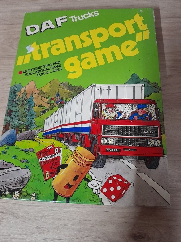 daf trucks transport spel [s1259], Hobby en Vrije tijd, Gezelschapsspellen | Bordspellen, Verzenden, Zo goed als nieuw