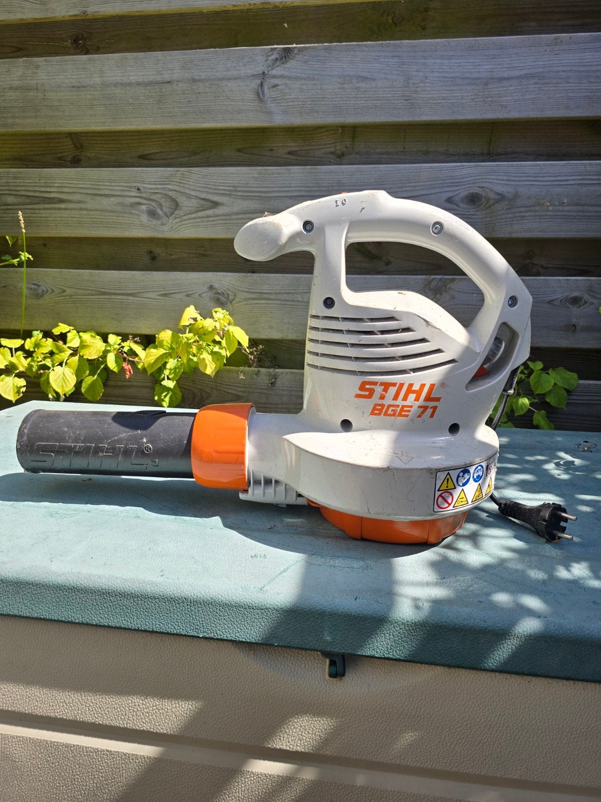 Stihl BGE 71 elektrische bladblazer, Ophalen, Stihl, Gebruikt, Handgedragen