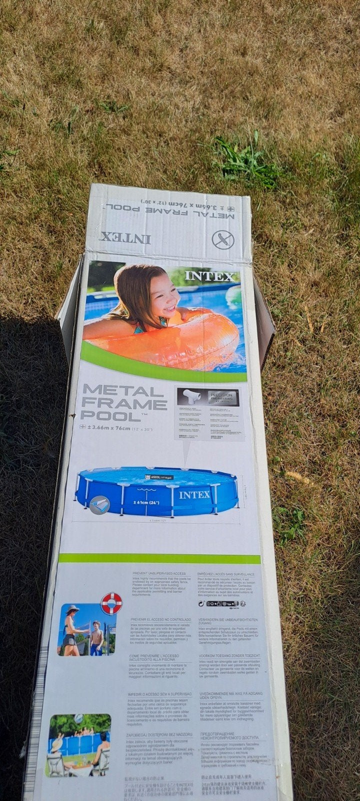 zwembad, pomp, filters en trap, Ophalen, Minder dan 80 cm, Zo goed als nieuw, Opzetzwembad