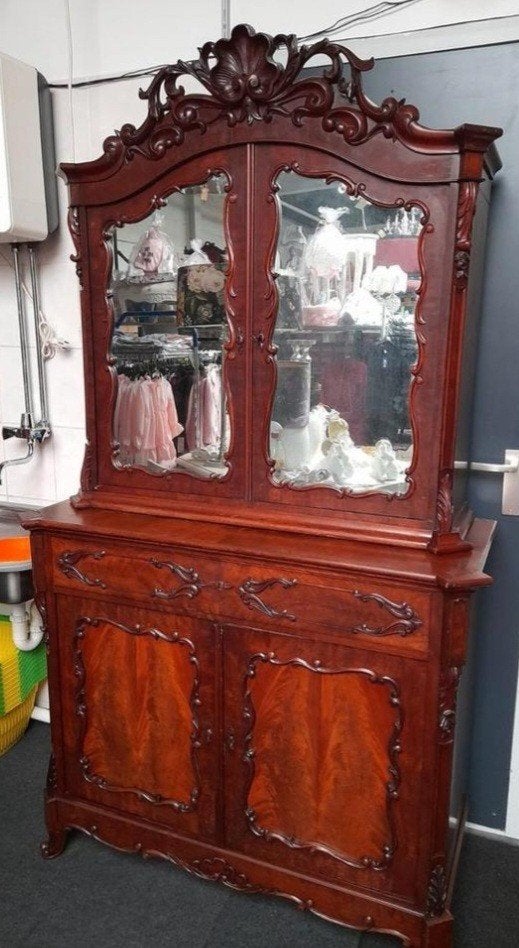Antieke spiegel kast, Huis en Inrichting, Kasten | Buffetkasten, Ophalen, 50 tot 100 cm, Zo goed als nieuw, Minder dan 100 cm