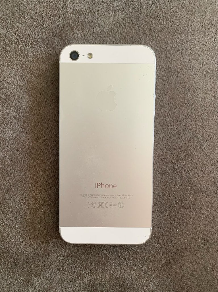 Apple iPhone 5 (A1429) 32GB silver grijs, Gebruikt, 89 %, IPhone 5, 32 GB
