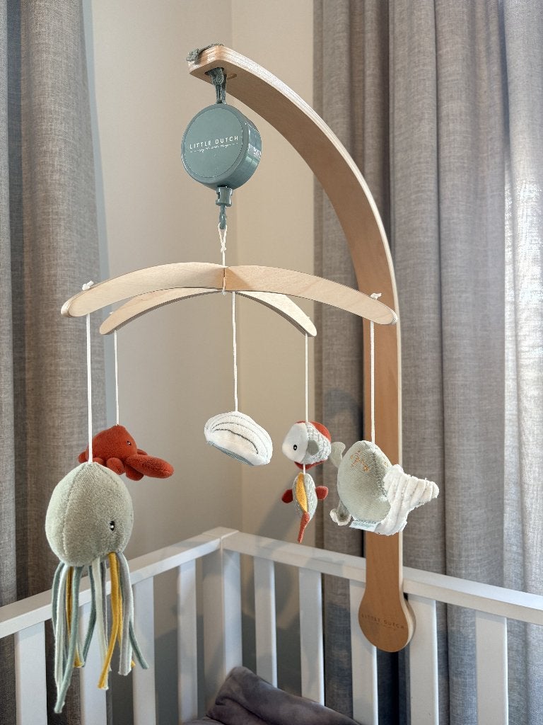 Little Dutch Muziekmobiel Ocean Mint, Kinderen en Baby's, Ophalen, Zo goed als nieuw, Mobiel, Met geluid