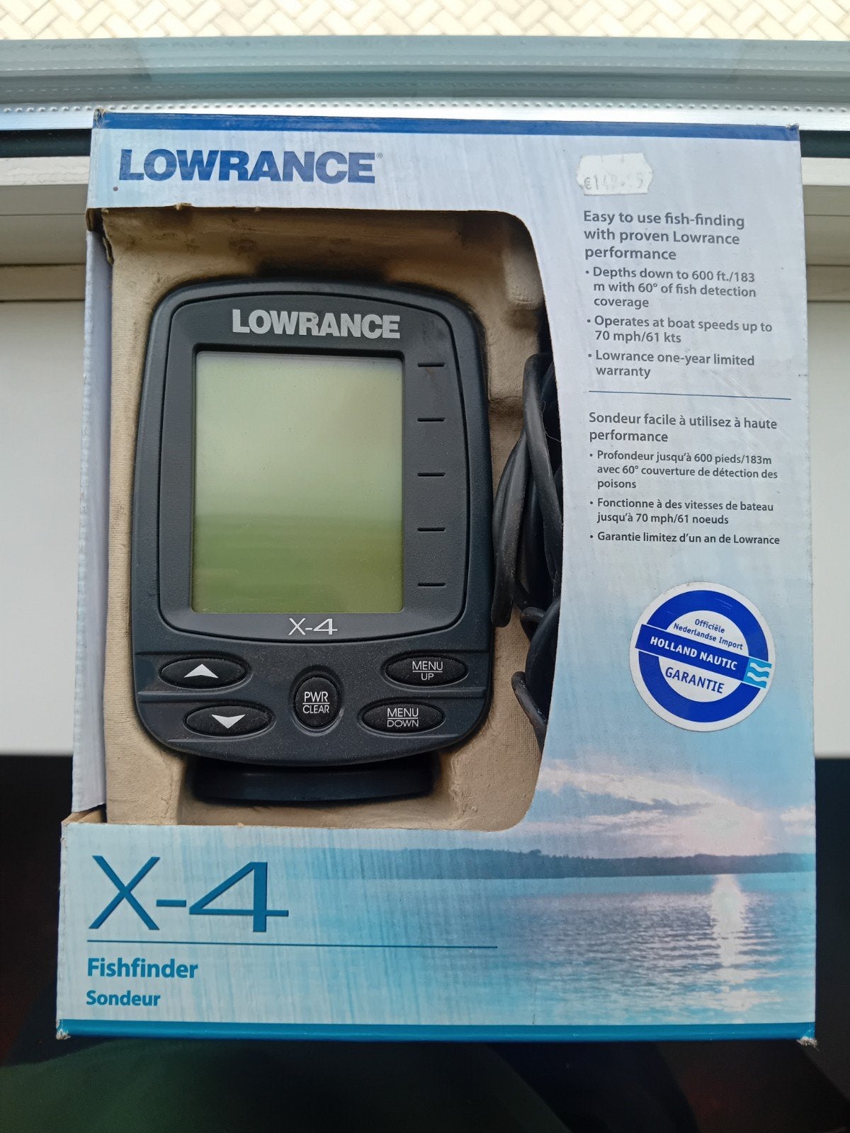 Lowrance X-4 Fishfinder, Ophalen of Verzenden, Nieuw, Overige typen