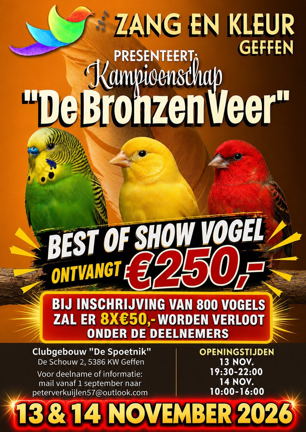Harlekijn kanaries, Dieren en Toebehoren, Meerdere dieren, Postuurkanarie