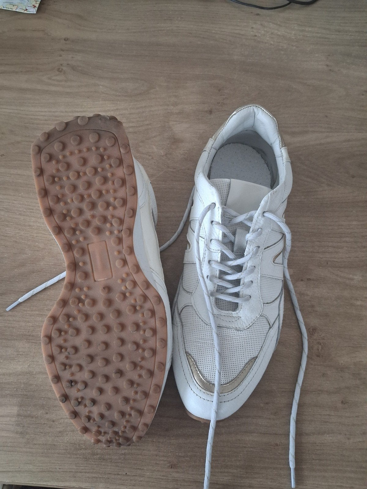 WITTE SNAEKERS MAAT 42, Kleding | Dames, Wit, Ophalen of Verzenden, Sneakers of Gympen, Zo goed als nieuw
