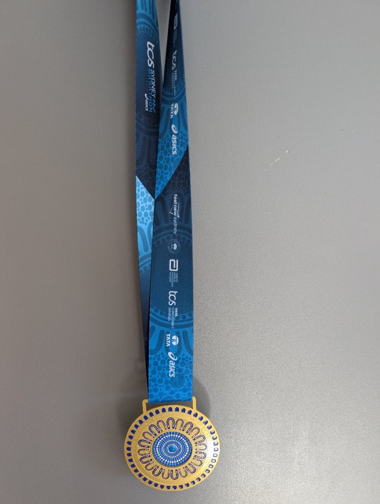 Sydney Marathon medaille, Postzegels en Munten, Ophalen of Verzenden, Overige materialen, Buitenland