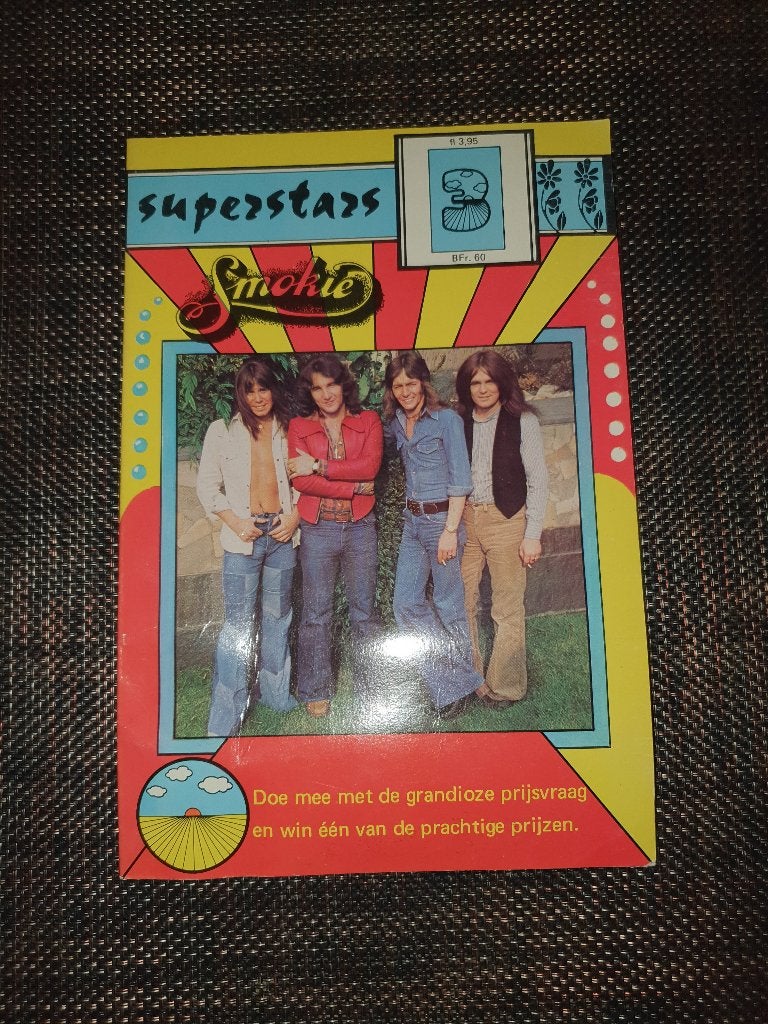 Smokie ( Muziek Band Rock ) - Magazine Superstars 3, Ophalen of Verzenden, Gebruikt, Boek, Tijdschrift of Artikel