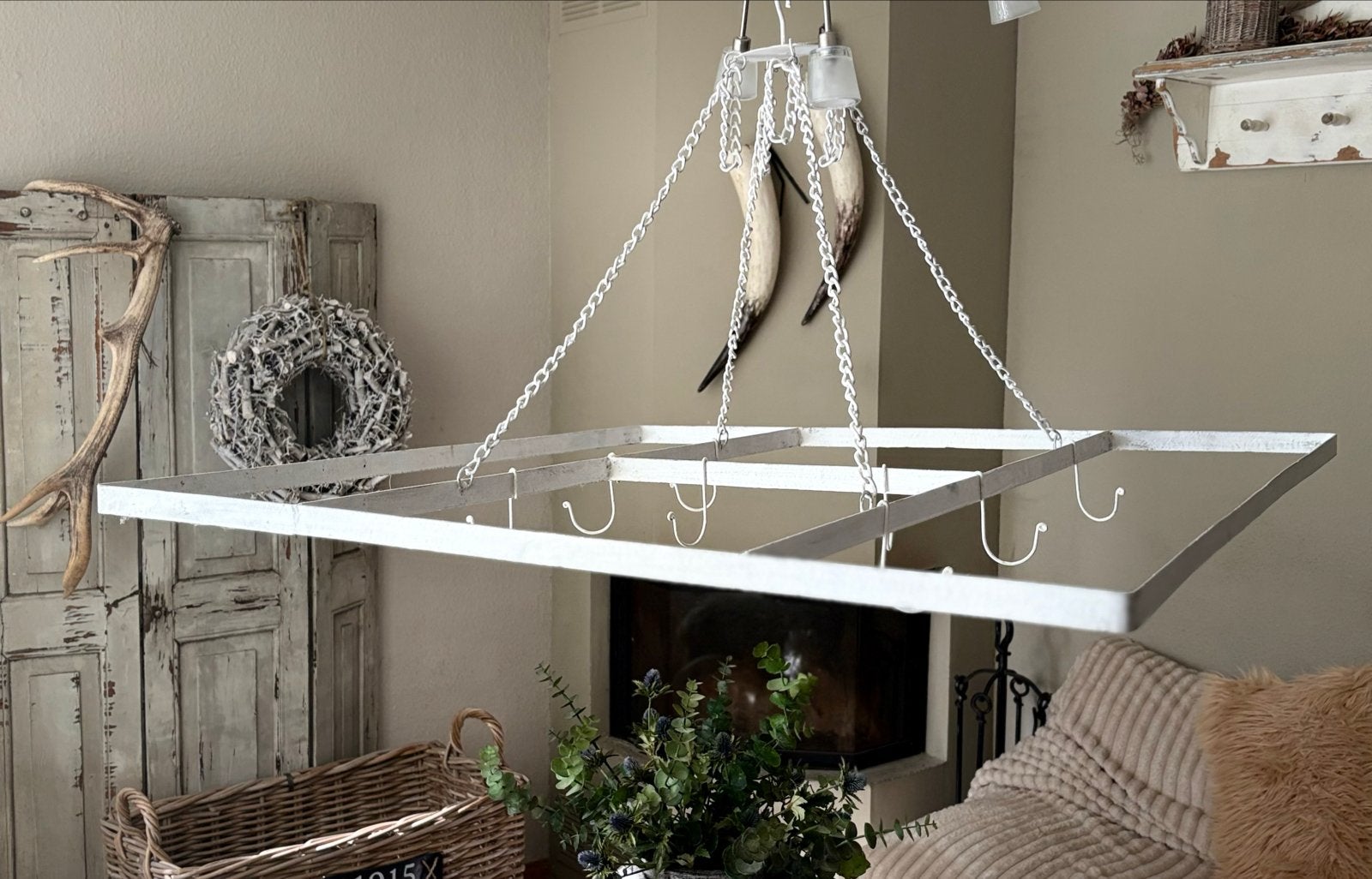 Groot wildrek / decoratierek - Landelijke stijl, Gebruikt, Ophalen of Verzenden, Landelijk, Metaal