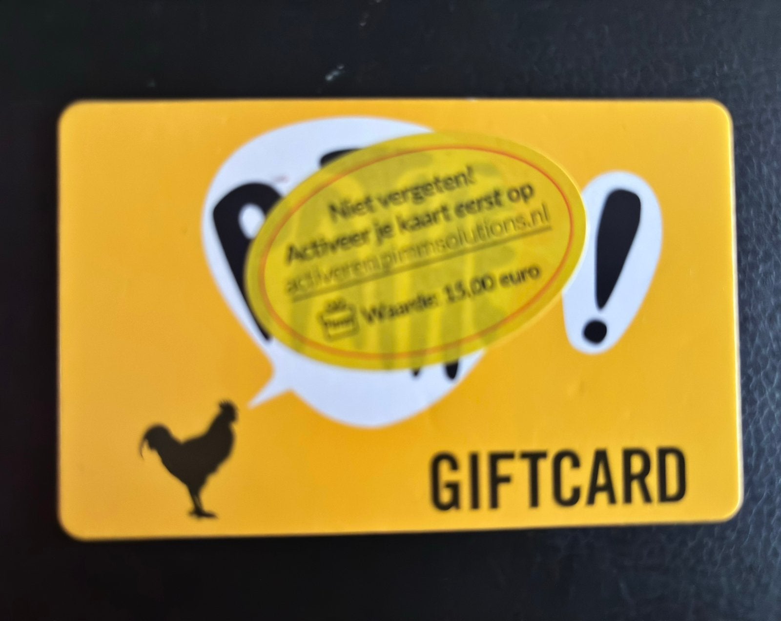 Giftcard Pathe bioscopen € 15,-, Tickets en Kaartjes, Filmkaartjes, Eén persoon, Vrijkaartje alle films
