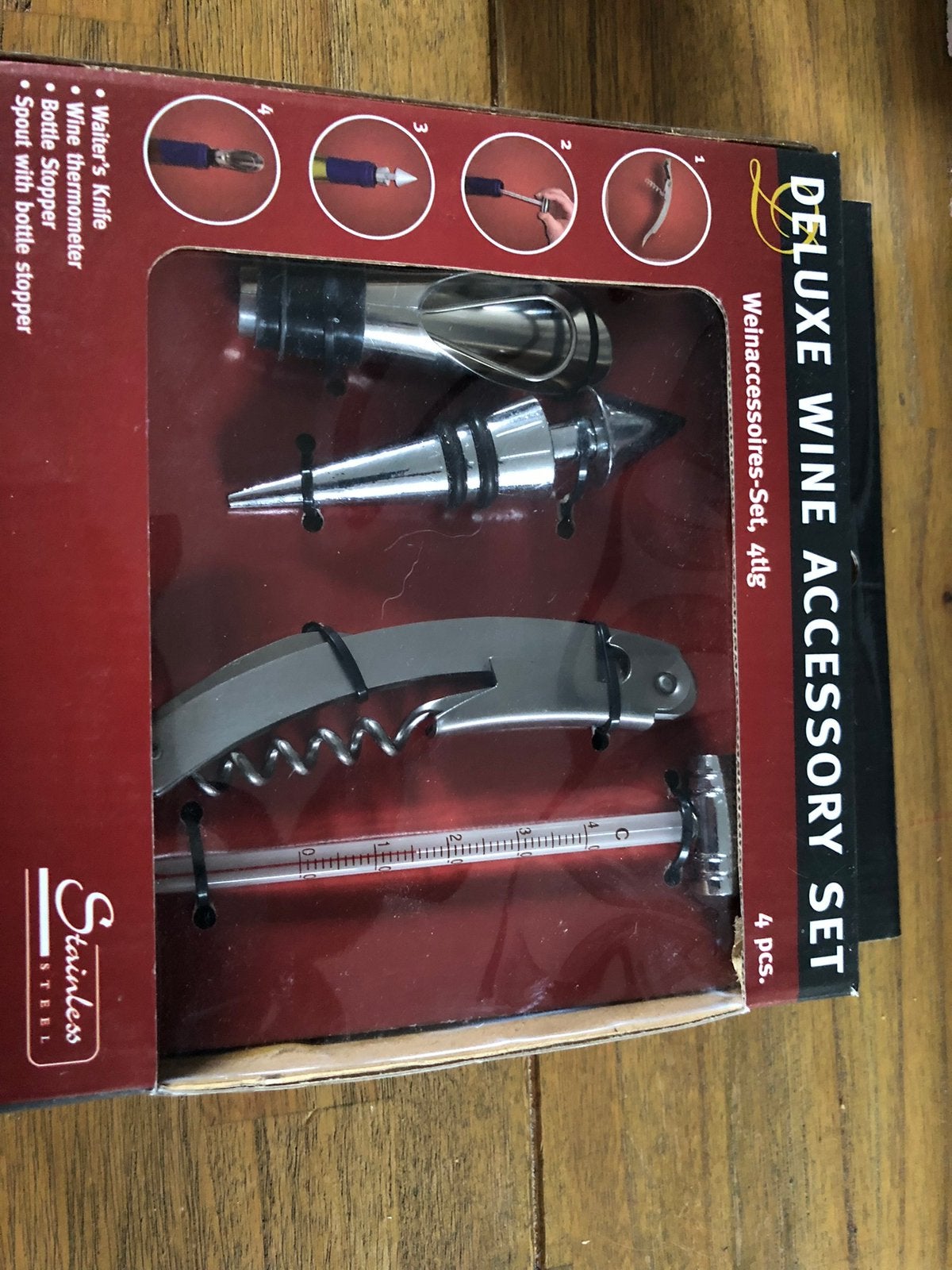 Te koop wijn accessoires set, Ophalen of Verzenden, Nieuw, Overige gebieden, Overige typen