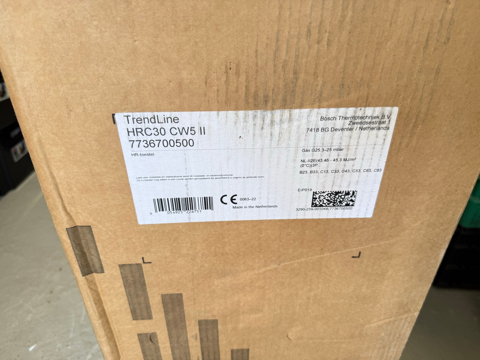 Nefit Trendline HRC30 CW5 II CV-ketel (2022) Nieuw, Doe-het-zelf en Verbouw, Verwarming en Radiatoren, Ophalen, Hoog rendement (Hr)