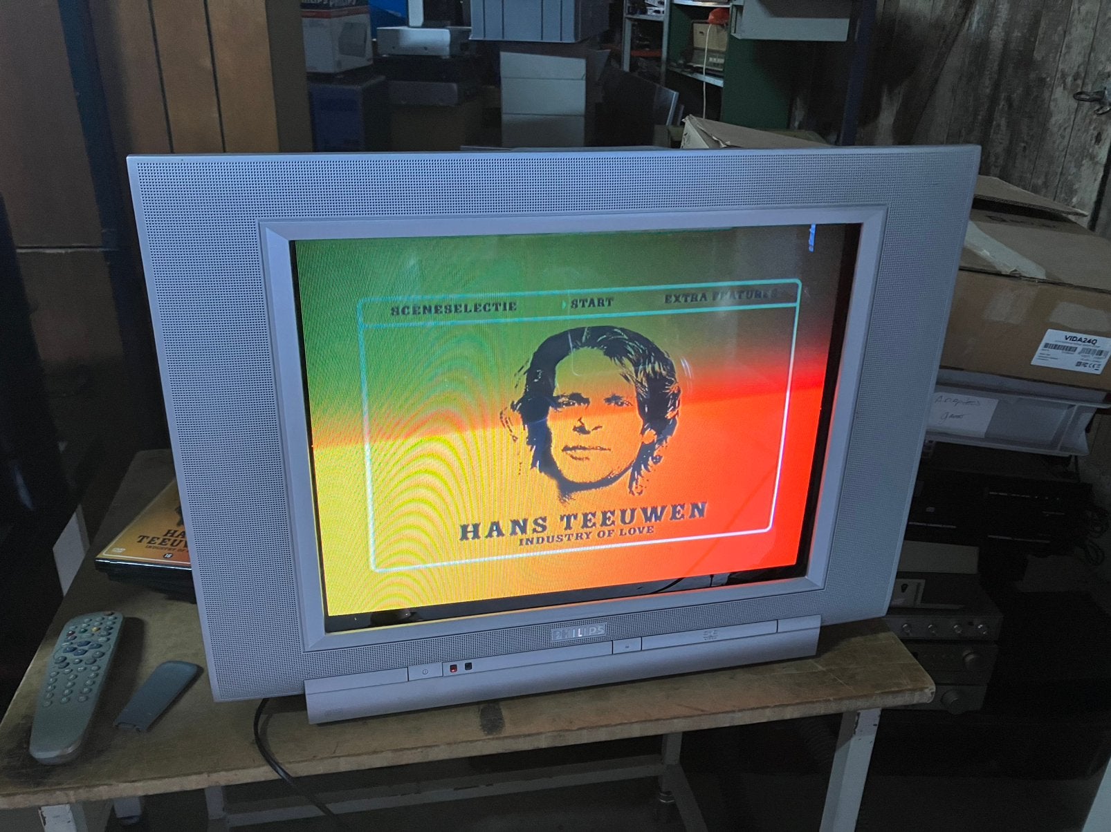 Philips 21” crt tv met ingebouwde dvd, Ophalen, Philips, Ehv, Philips