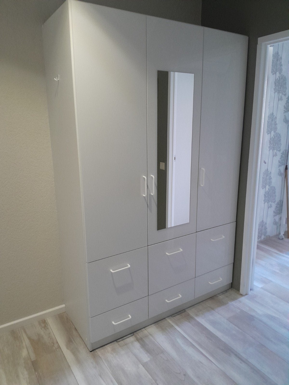 Kledingkast, Huis en Inrichting, Kasten | Kledingkasten, Ophalen, Gebruikt, 100 tot 150 cm, 150 tot 200 cm