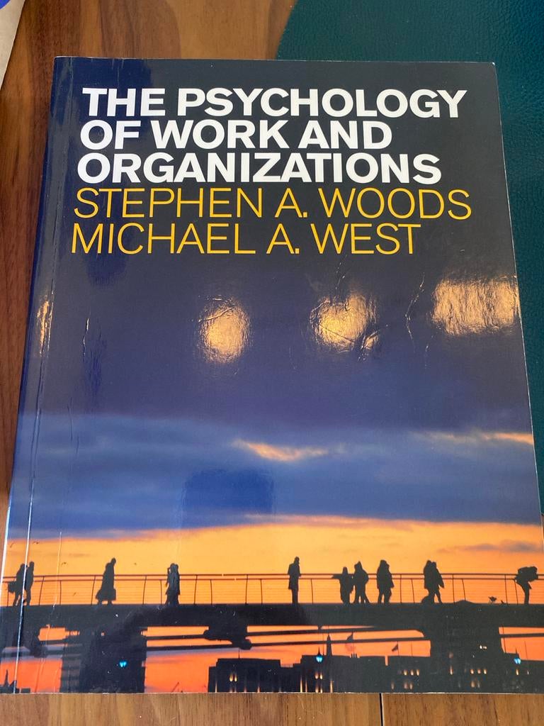 The Psychology of Work and Organizations - Stephen A. Woods, Boeken, Ophalen of Verzenden, Gamma, Gelezen, HBO