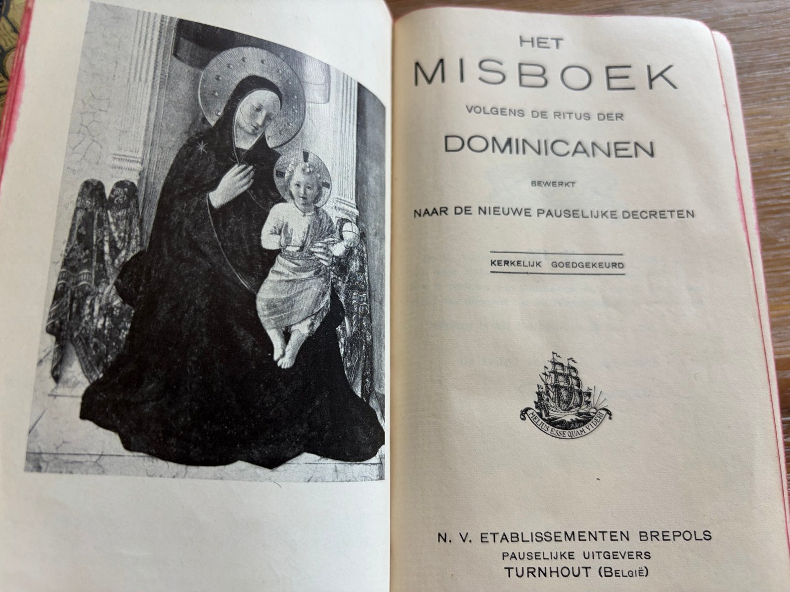 Oud Misboek Dominicanen - Zeldzaam en Historisch, Antiek en Kunst, Antiek | Boeken en Bijbels, Ophalen of Verzenden