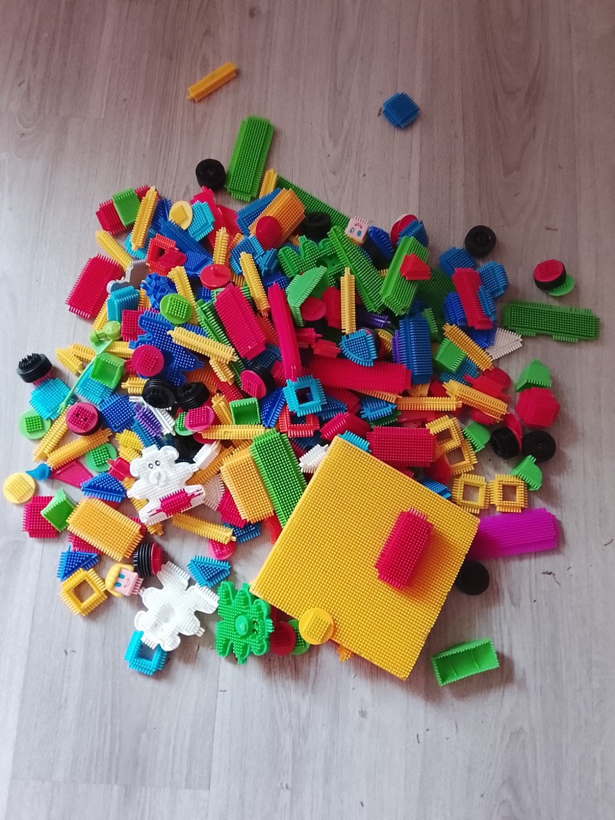 Nopper bouwblokken, gebruikt maar goed voor volgende ronde, Kinderen en Baby's, Speelgoed | Bouwstenen, Ophalen of Verzenden, Gebruikt