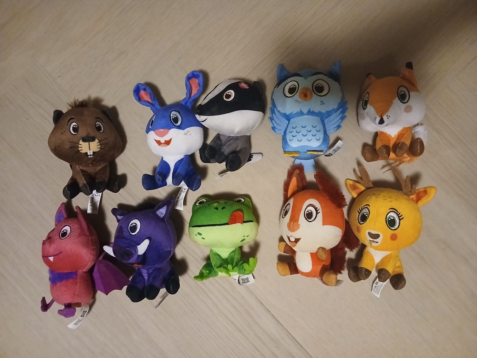 Lidl Mini's knuffels - Complete set, Overige typen, Zo goed als nieuw, Meerkleurig, Klein (minder dan 20 cm)