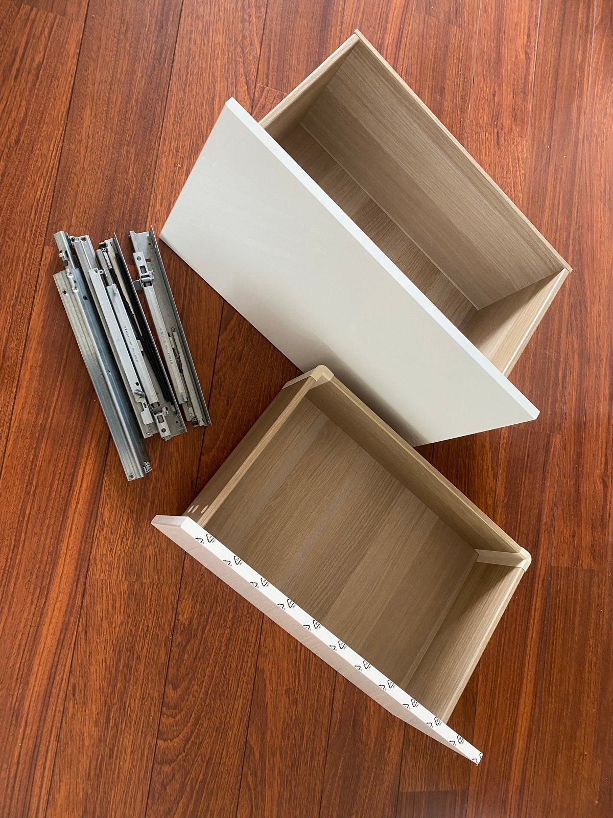 2x BESTA IKEA lades 60x38 & 60x 26 passen boven elkaar / wit, Ophalen, 1 of 2 laden, 50 tot 100 cm, Zo goed als nieuw