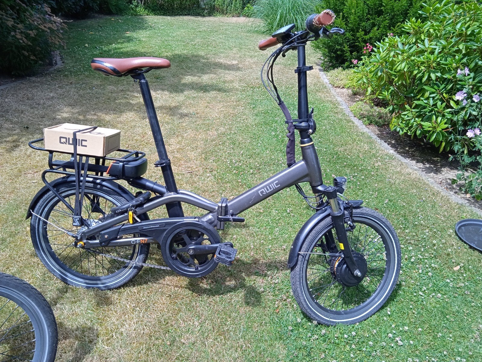 ebike Dames en Heren Vouwfiets QWIC., Fietsen en Brommers, 20 inch of meer, Gebruikt, Versnellingen, Totaal opvouwbaar