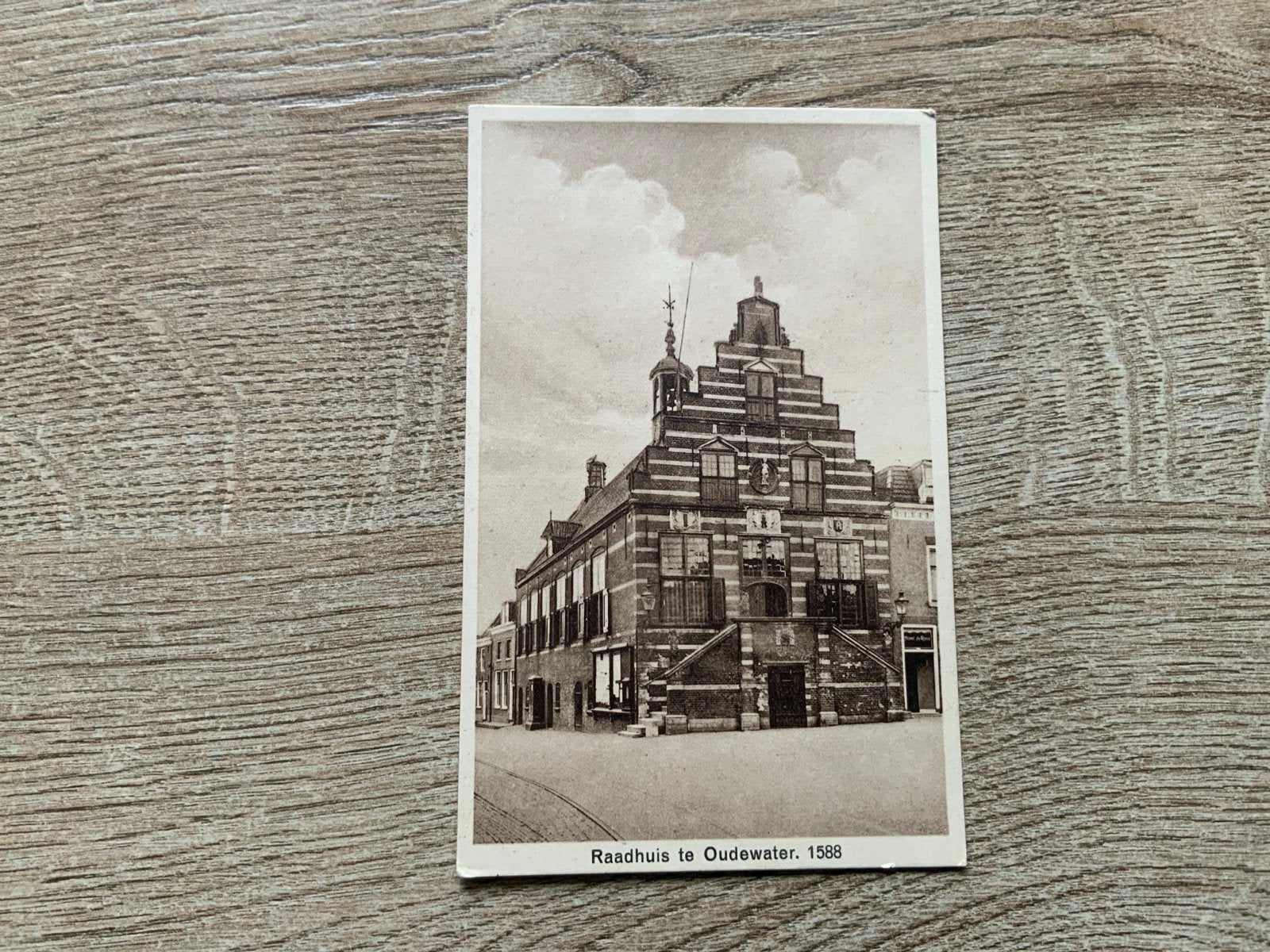 Raadhuis te Oudewater,, Ophalen of Verzenden, Voor 1920, Gelopen, Utrecht