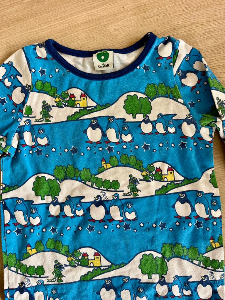 Smafolk, prachtig shirtje! Maat 80, Ophalen of Verzenden, Zo goed als nieuw, Jongetje of Meisje, Shirtje of Longsleeve