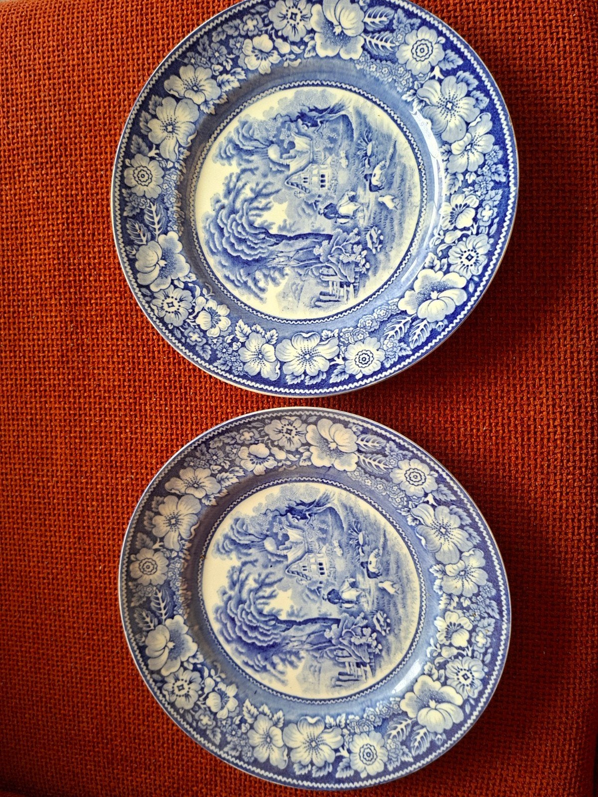 2 Vintage Britannia Pottery Co. Glasgow borden, Antiek en Kunst, Ophalen of Verzenden