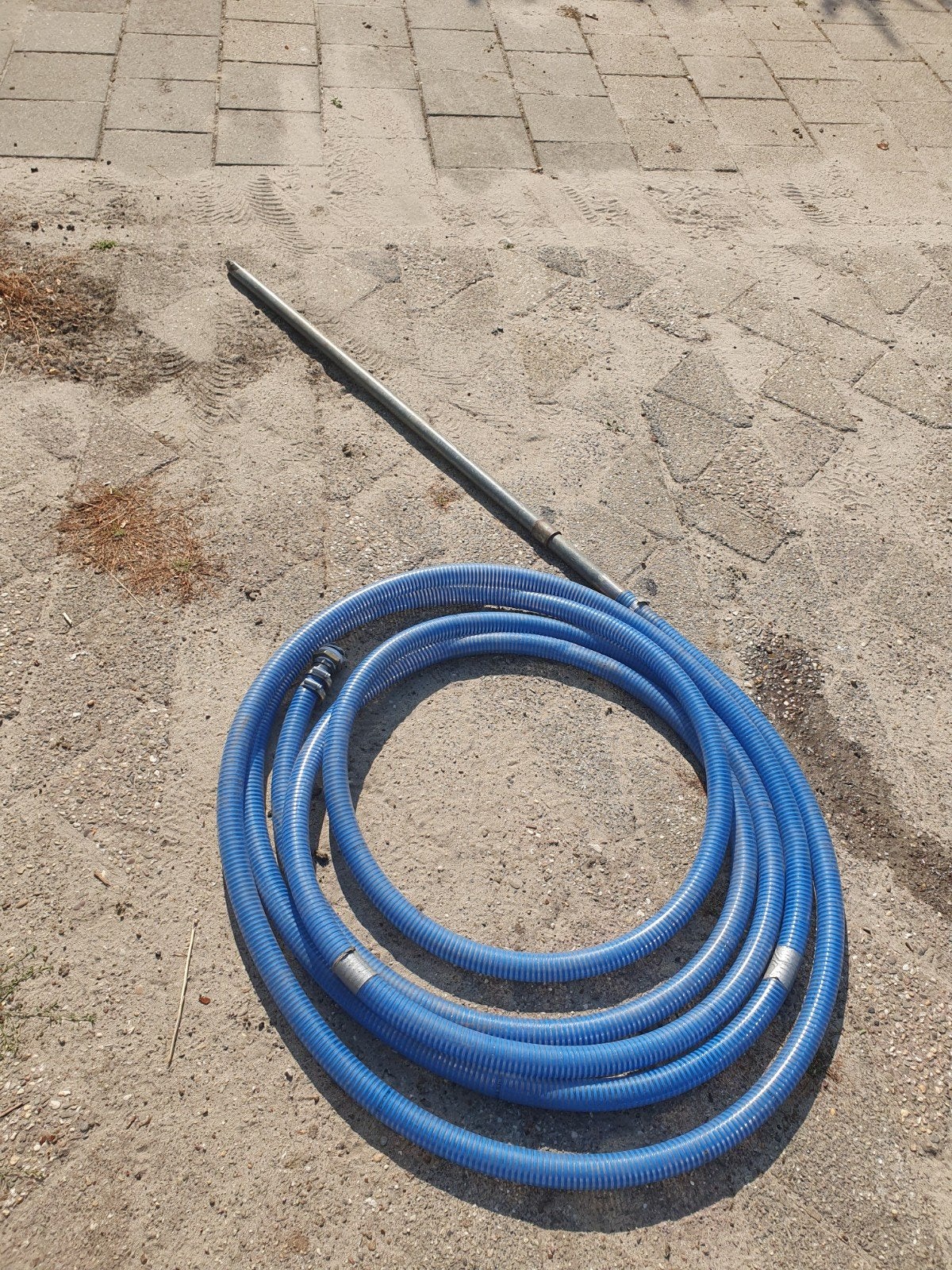 Zelf een waterbron spuiten? Slangset met ramfilter, spuitlan, Ophalen, Gebruikt