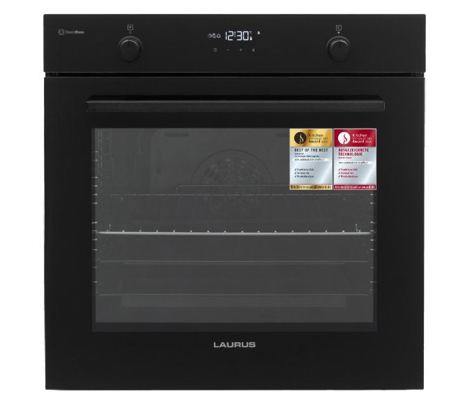 Laurus LEB10BK – zwarte inbouwoven, Witgoed en Apparatuur, Ophalen, Overige merken, Oven, Hete lucht