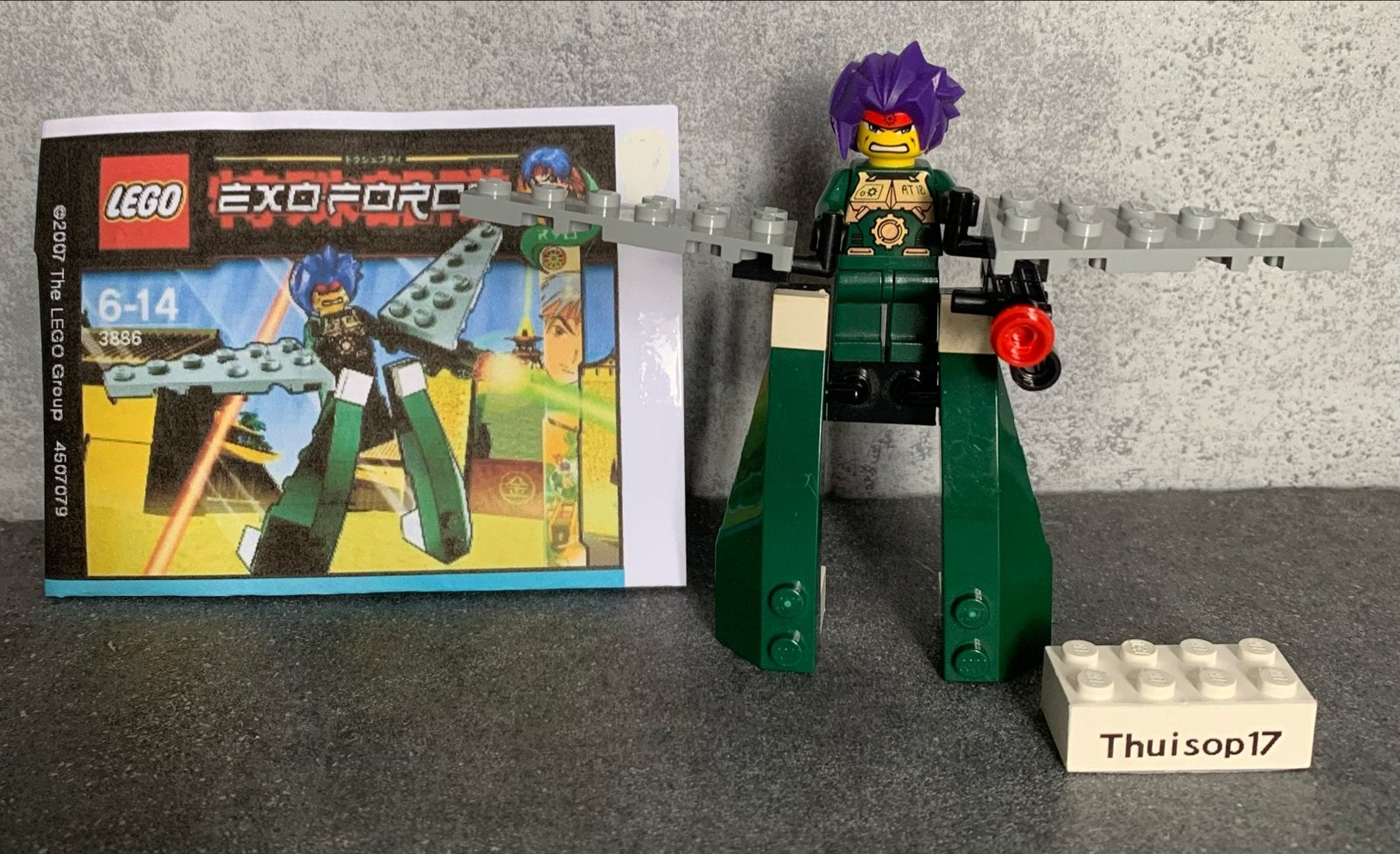 Lego Exo-Force 3886: Ryo's Air Blade, Gebruikt, Overige thema's, Lego, Ophalen of Verzenden