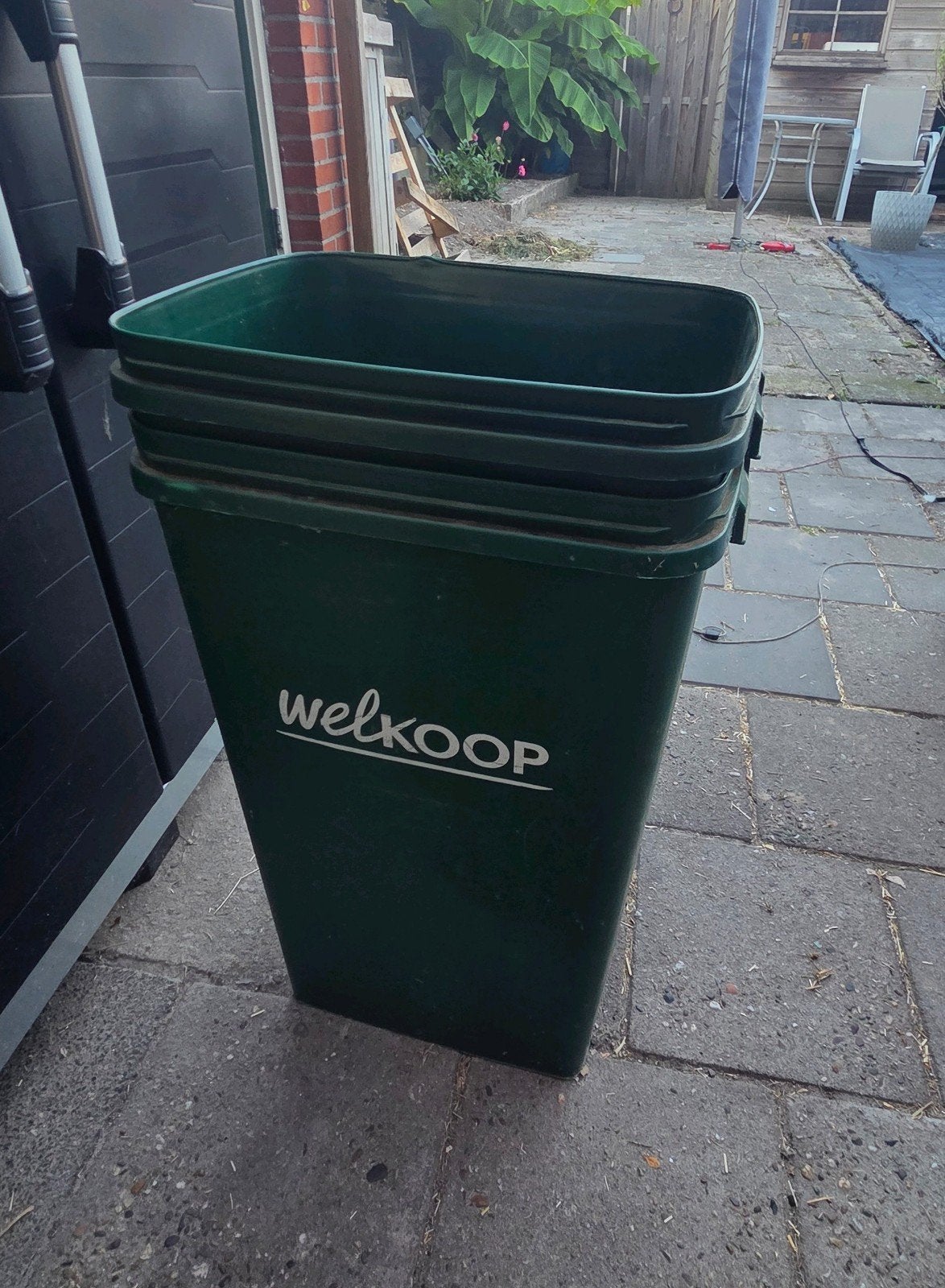 voertonnen Welkoop 53L, Dieren en Toebehoren, Ophalen, Gebruikt