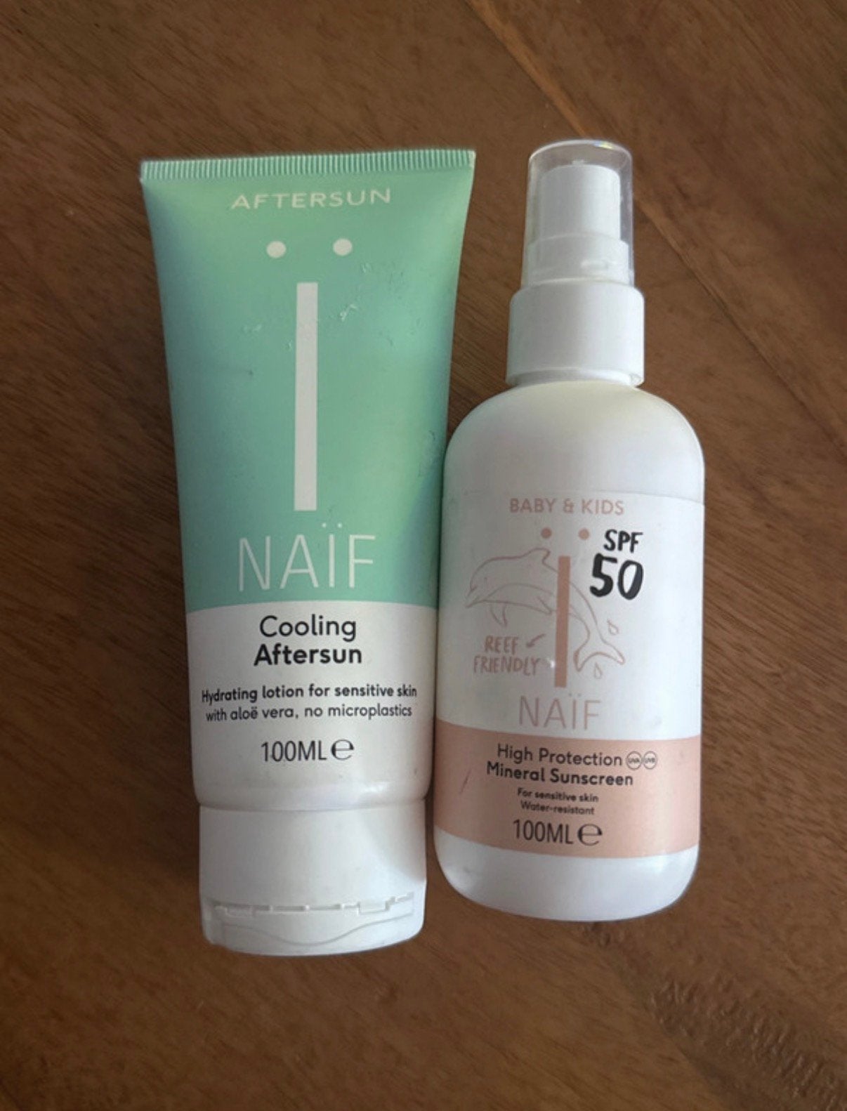 Naïf zonnebrand SPF50 + Cooling Aftersun – Nieuw, Ophalen of Verzenden, Nieuw, Overige typen, Overige merken
