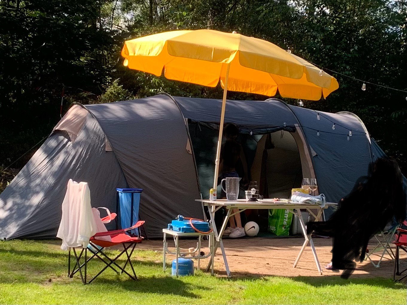 Nomad Masai 6-persoons tunneltent - Ideaal voor families, Caravans en Kamperen, Tenten, Ophalen, Gebruikt, Tot en met 6