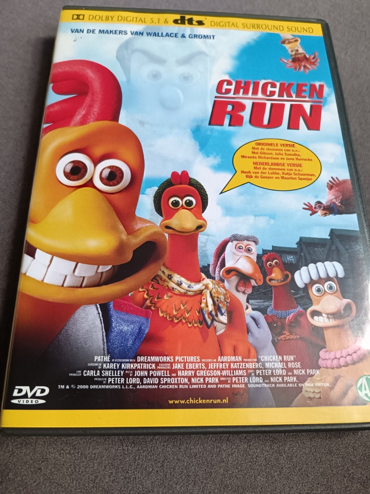Chicken Run - dvd, Alle leeftijden, Ophalen of Verzenden, Zo goed als nieuw