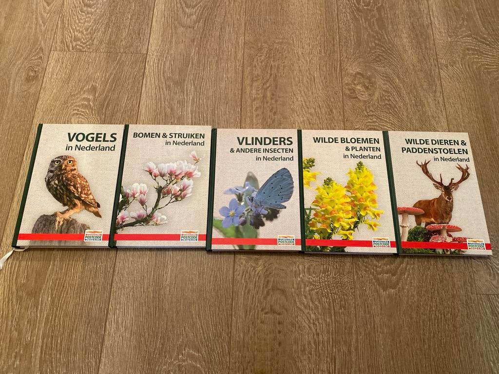 Natuurboeken Postcode Loterij - Complete Set, Boeken, Ophalen of Verzenden, Zo goed als nieuw, Natuur algemeen