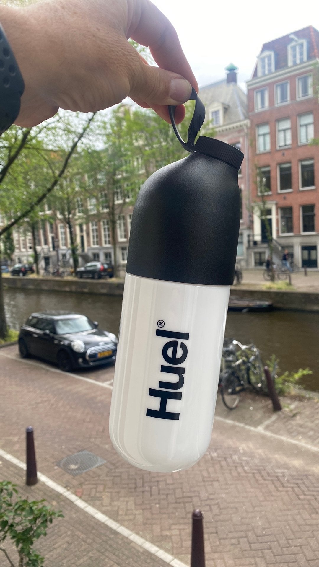 HUEL SHAKER beker 500ml BPA free, Sport en Fitness, Ophalen of Verzenden, Nieuw