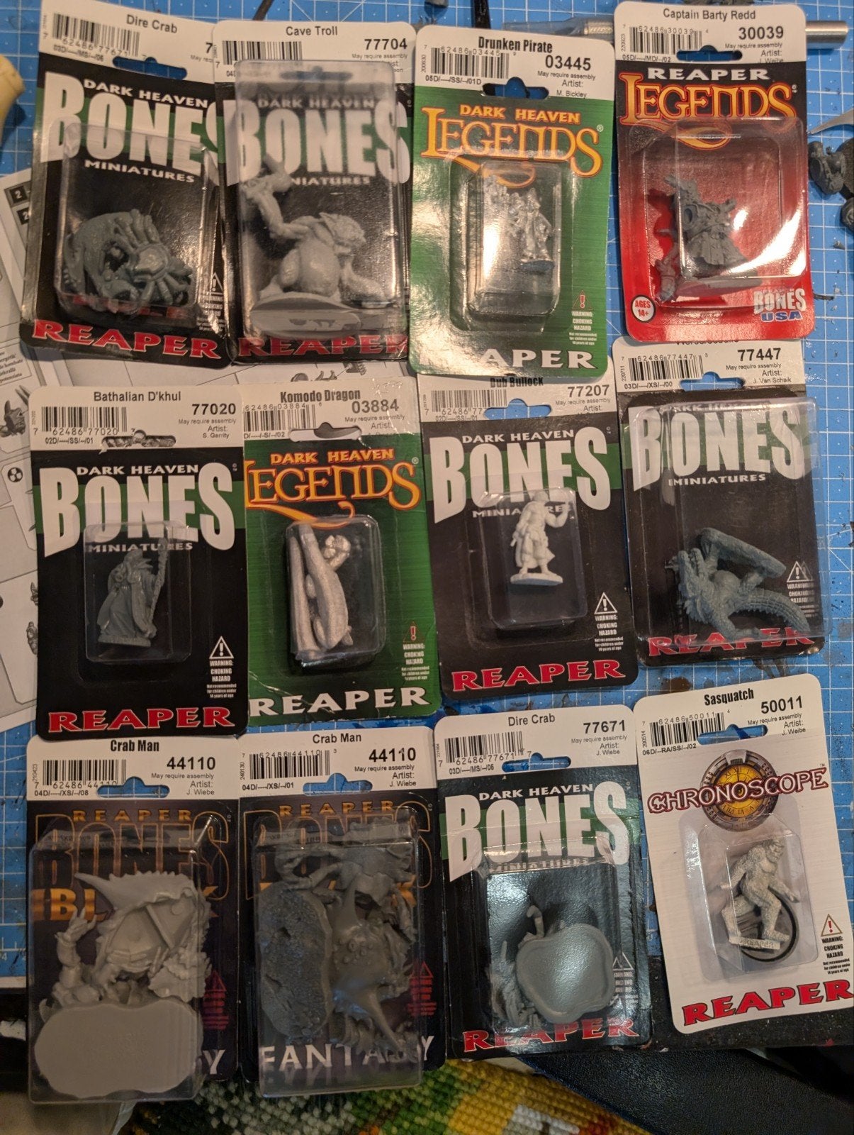 Reaper Bones Miniatures - Diverse Fantasy Figuren (Nieuw), Ophalen of Verzenden