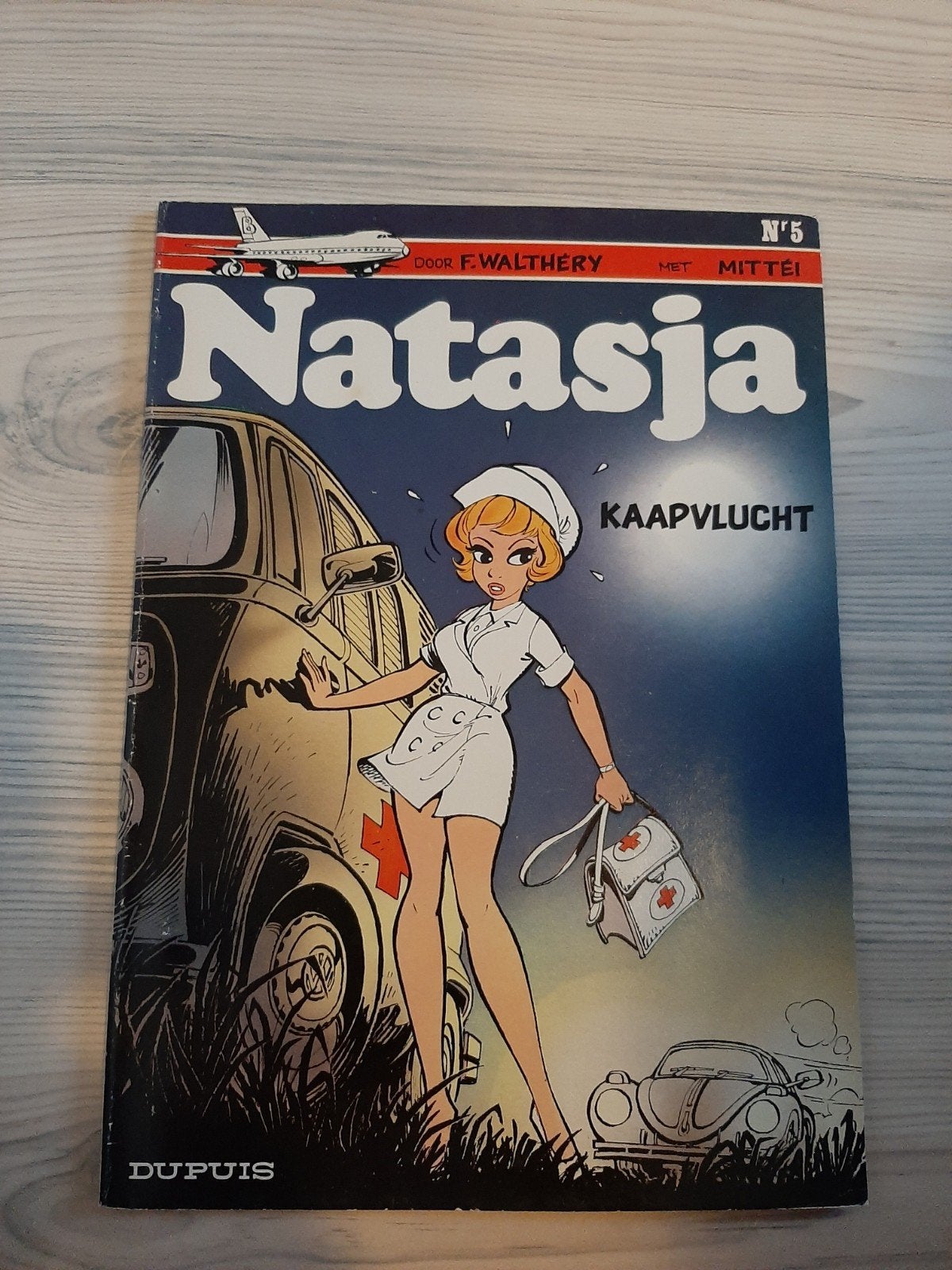 Natasja - Kaapvlucht (nr. 5) - Stripboek F. Walthéry, Ophalen of Verzenden