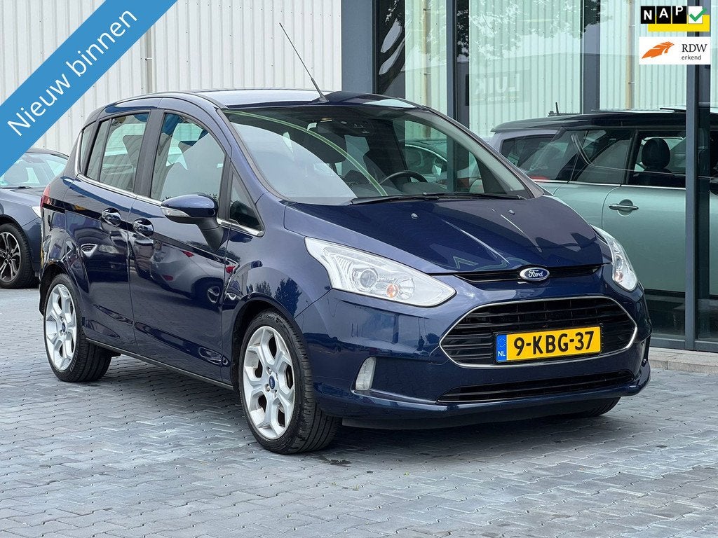 Ford B-Max 1.0 ECOBOOST TITANIUM STOELVERWARMING, Auto's, Ford, Bedrijf, Te koop, B-Max, ABS, Achteruitrijcamera, Airbags, Airconditioning