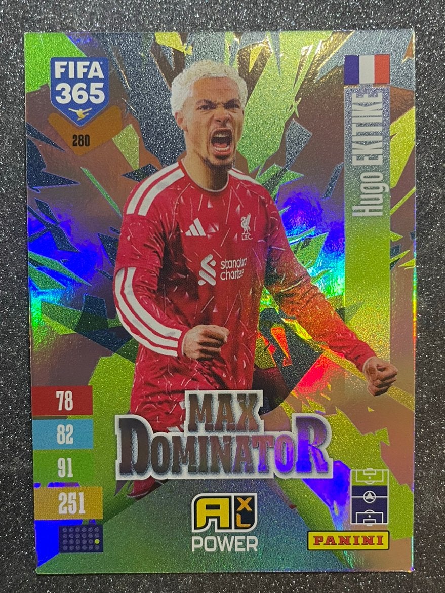 Panini Fifa365 2027   MAX DOMINATOR   EKITIKE   LIVERPOOL FC, Verzenden, Zo goed als nieuw, Plaatje