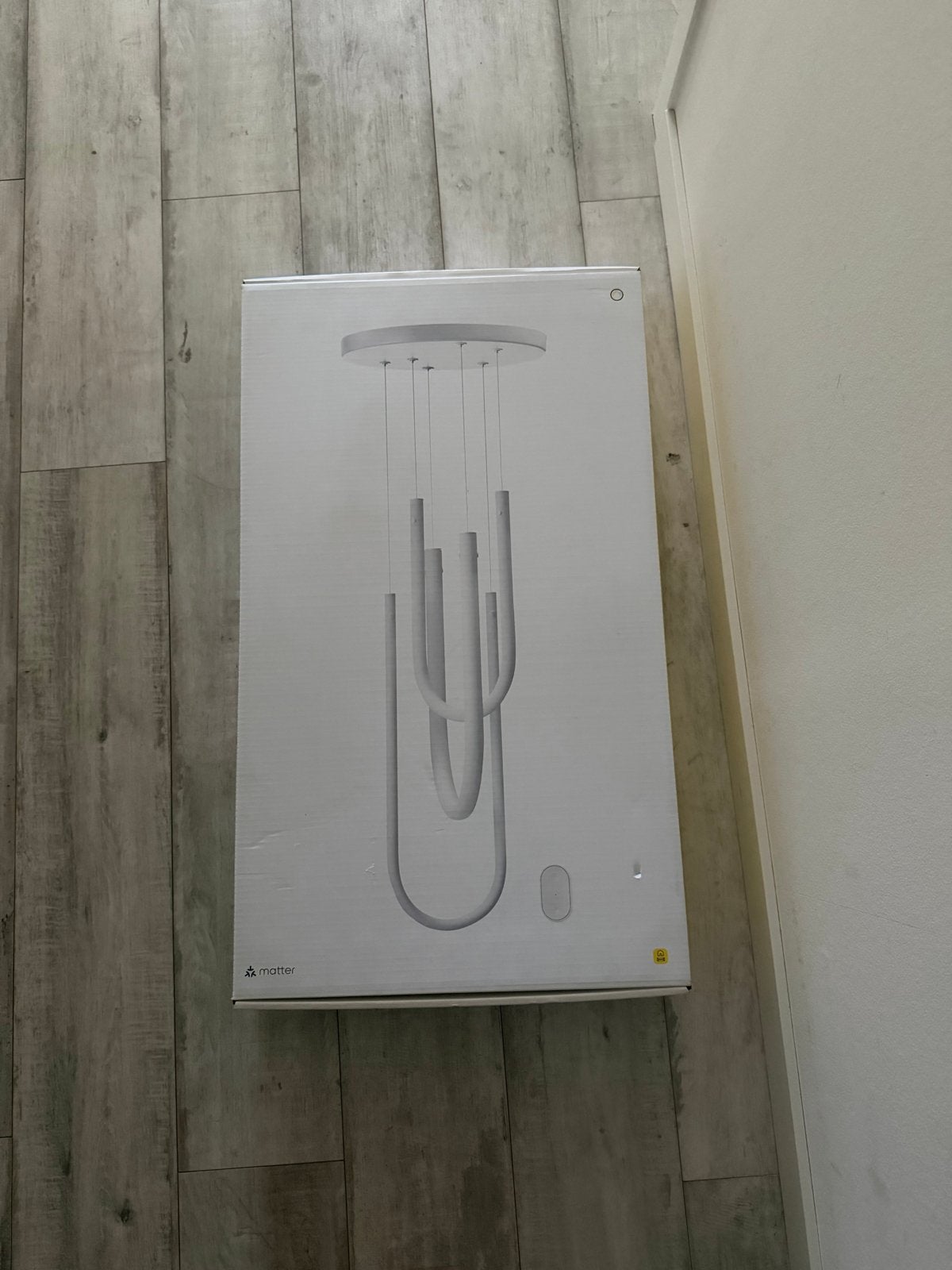 VARMBLIXT LED-plafondlamp, dimbaar smart/wit glas, 46 cm, Ophalen of Verzenden, Nieuw, Glas