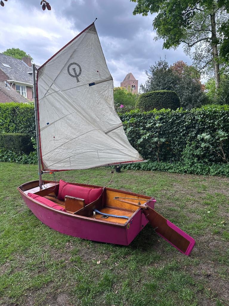 houten Optimist (Roze), Gebruikt, Minder dan 15 m², Overige typen, Ophalen