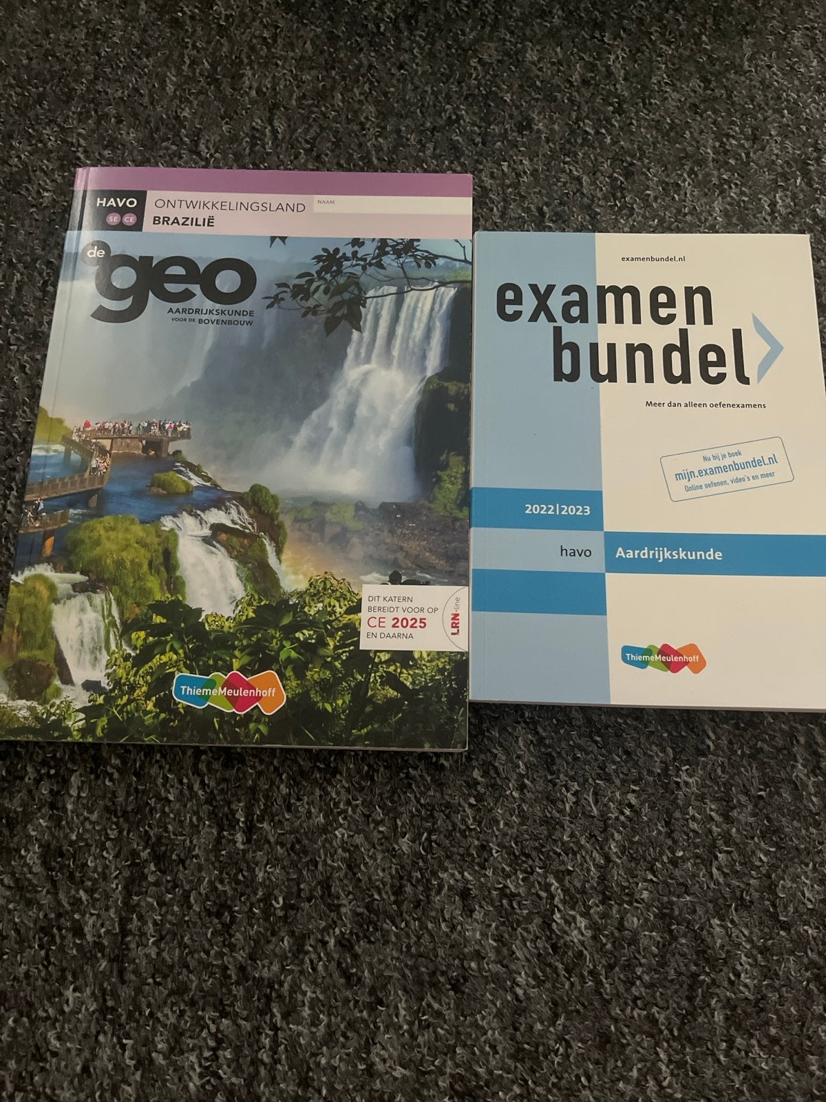 Aardrijkskunde boeken HAVO: de Geo en Examenbundel, Ophalen of Verzenden, Zo goed als nieuw, HAVO, Aardrijkskunde
