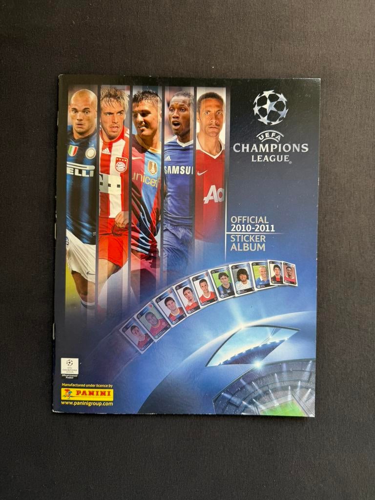 Champions League 2010-2011 Panini album leeg, Ophalen of Verzenden, Nieuw, Meerdere stickers