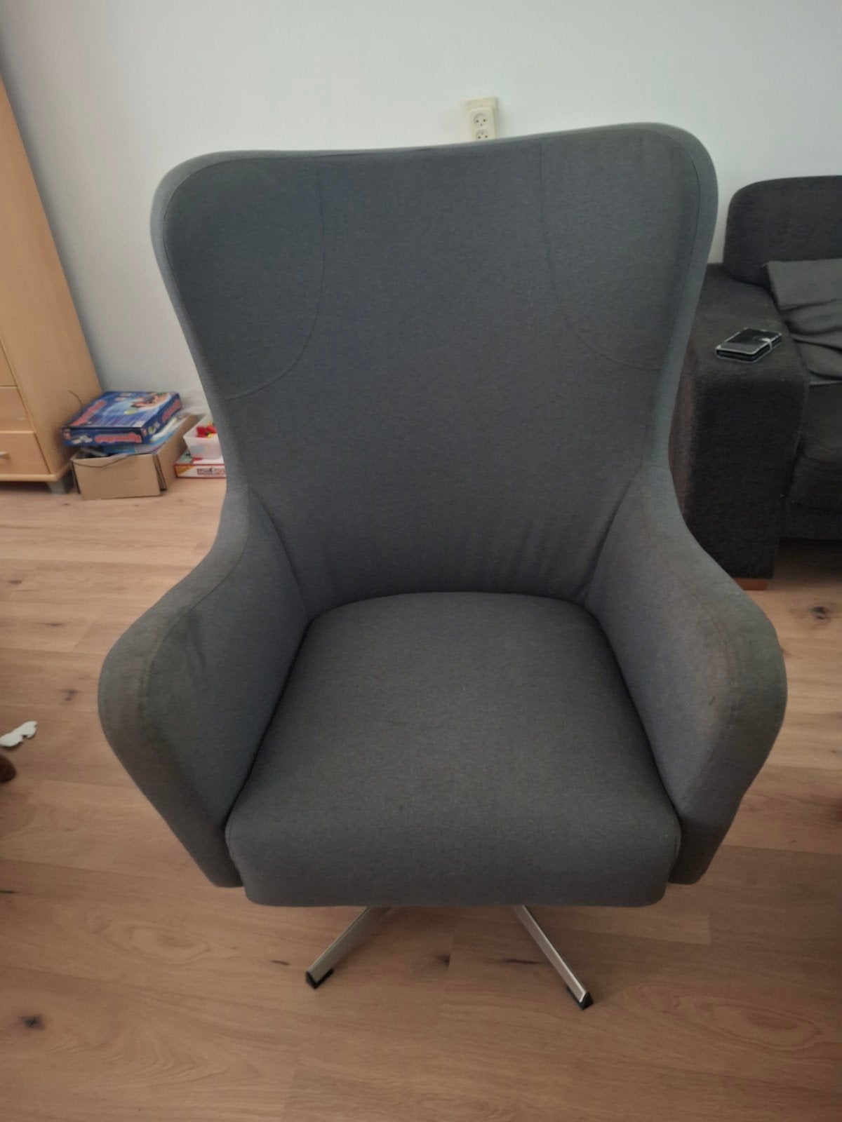 Draaistoel, Huis en Inrichting, Fauteuils, Ophalen, Gebruikt, Minder dan 75 cm, 50 tot 75 cm