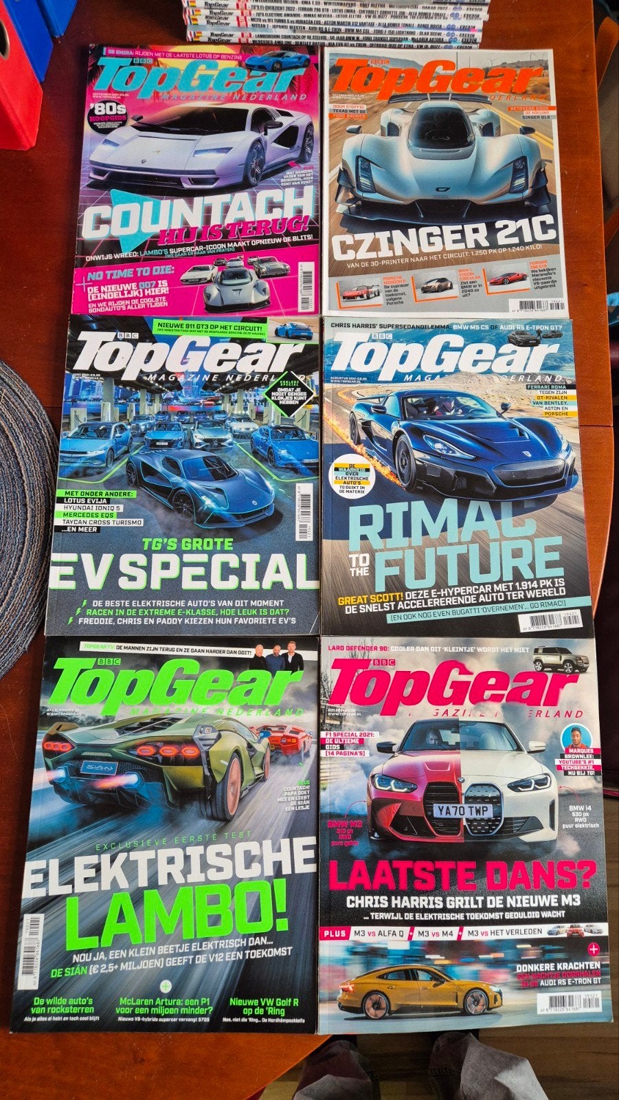 TopGear Magazine Collectie - 190 t/m 192 & 194 t/m 196, Boeken, Ophalen, Zo goed als nieuw, Overige typen