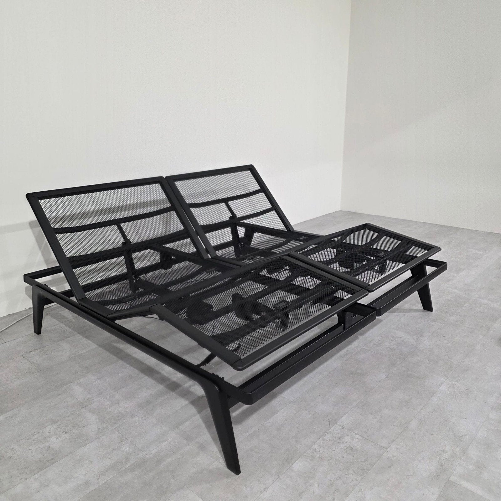 Auping Original Elektrisch Bed 200x200 2M, Verstelbaar, ., Zwart, Tweepersoons