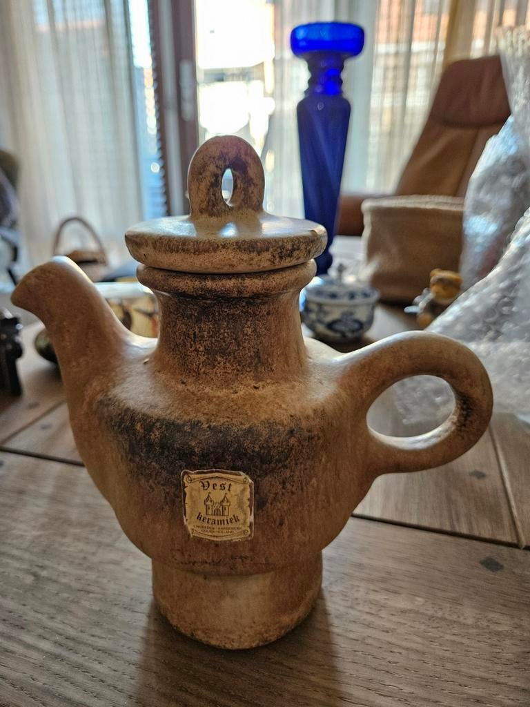 Vintage West Keramiek Theepot - Uniek Design, Ophalen of Verzenden