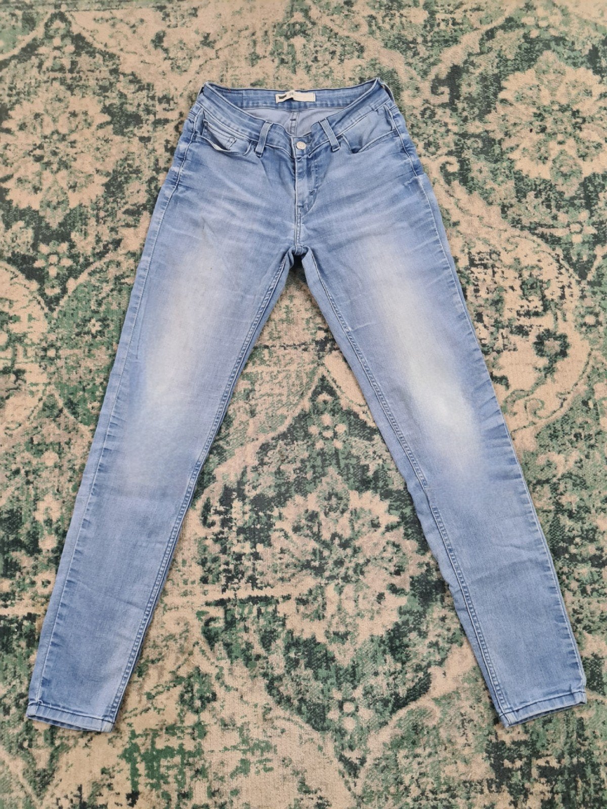 Levi's low rise skinny W28 L30 WMN stretch Tulsi2830 Blauw, Blauw, Ophalen of Verzenden, Zo goed als nieuw, W28 - W29 (confectie 36)